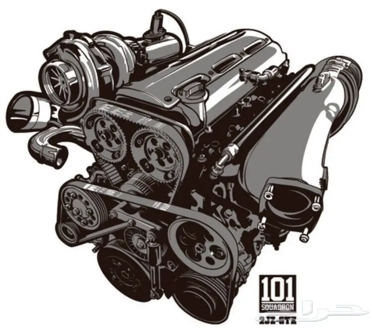 قطع 2jz-gte.  1jz-gte