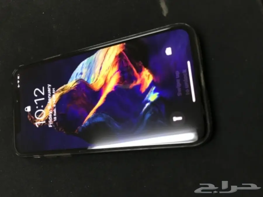 ايفون x رمادي 64 قيقا فيس تايم