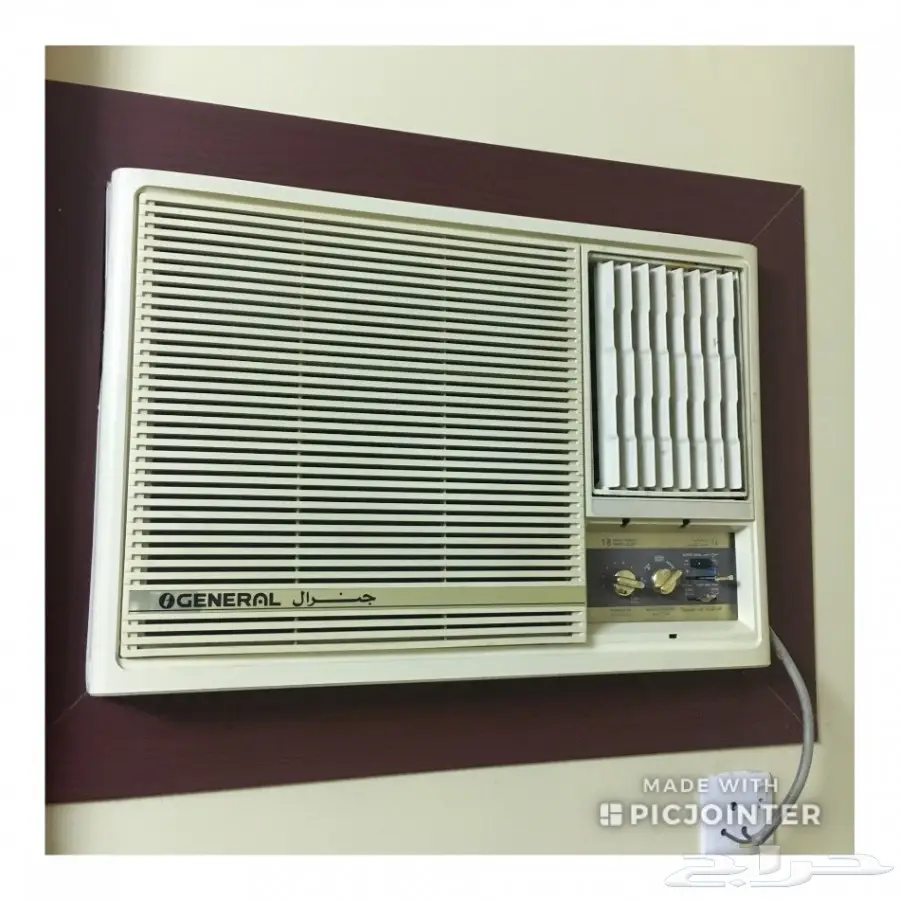 للبيع مكيف جنرال نظيف مقاس 18 بارد 