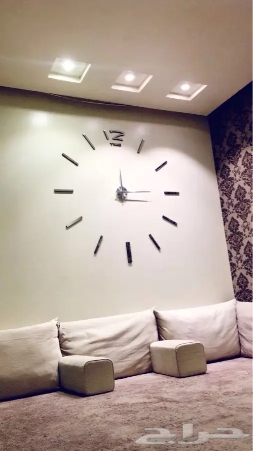ساعة حائط 3D ثلاثية الايعاد السعر100ريال (image 25)