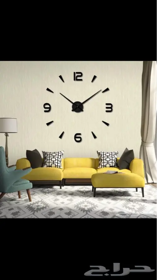 ساعة حائط 3D ثلاثية الايعاد السعر100ريال (image 8)