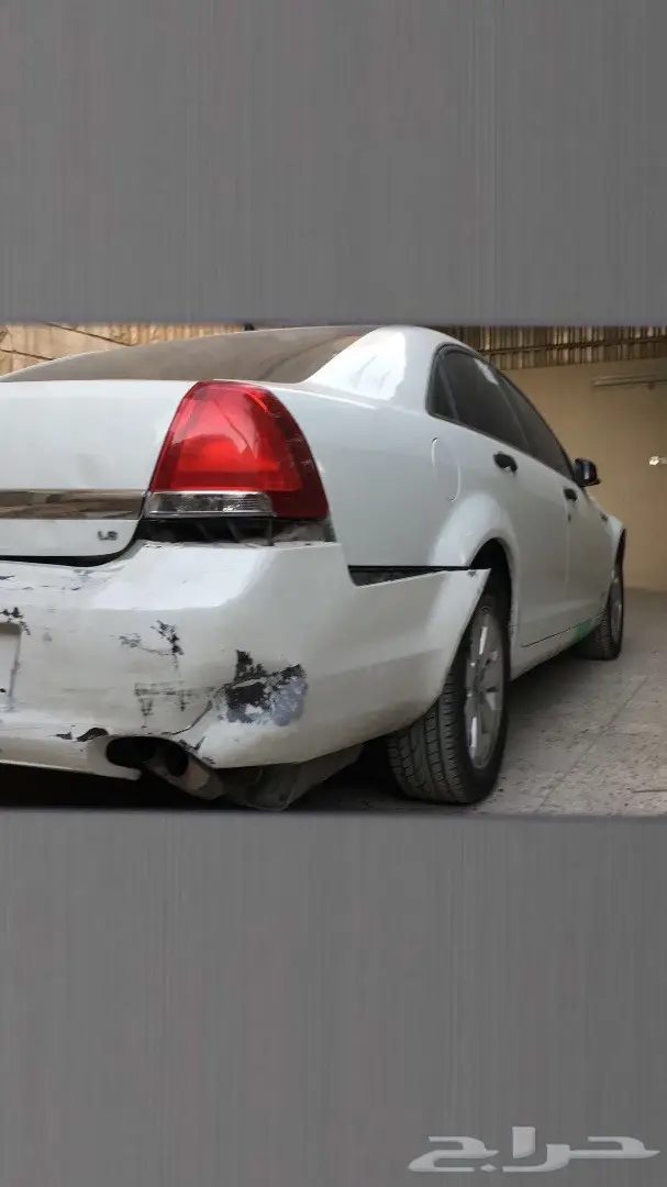 شيفرولية كابرس 2011 ابيض مصدوم (image 1)