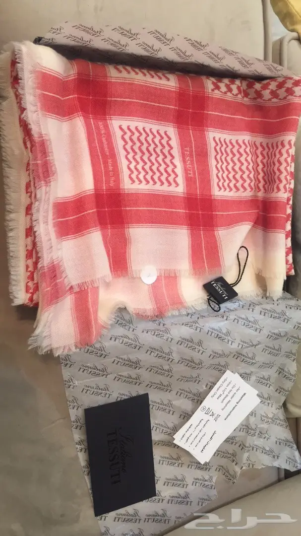 شماغ تيسوتشي إيطالي ١٠٠٪ قطن - فرصة لا تُفوّت! (image 1)