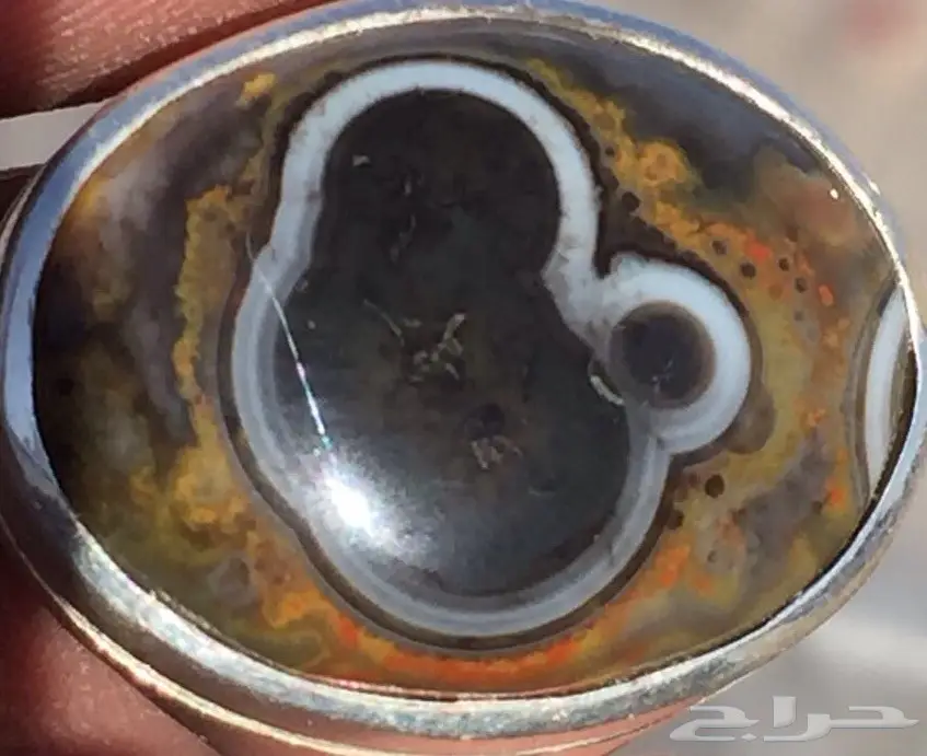 خاتم سليماني هندي لون جذاب