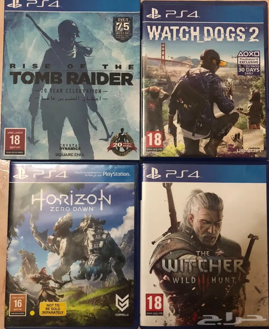 العاب PS4 للبدل فقط