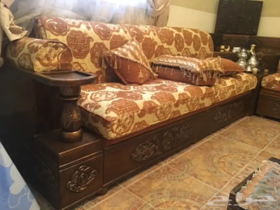 طقم كنب مغربي نظيف جدا (image 2)