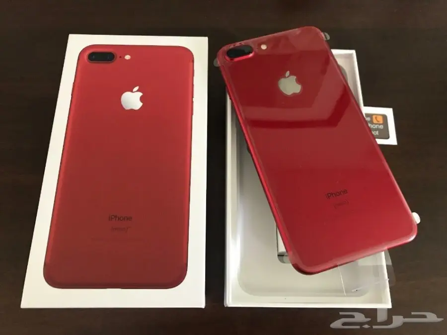 ايفون 7 بلس 128 غيغا اللون أحمر استخدام اسبوع