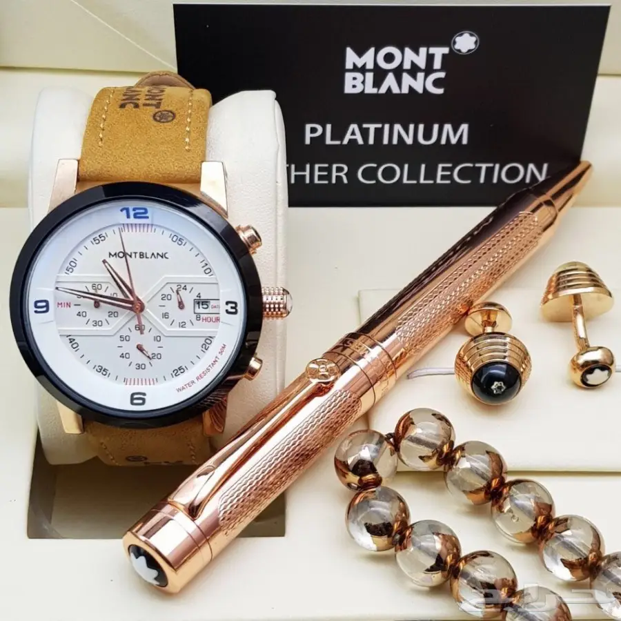 اطقم ماركة مونت بلانك رجالية روعة وكمية محدود (image 6)