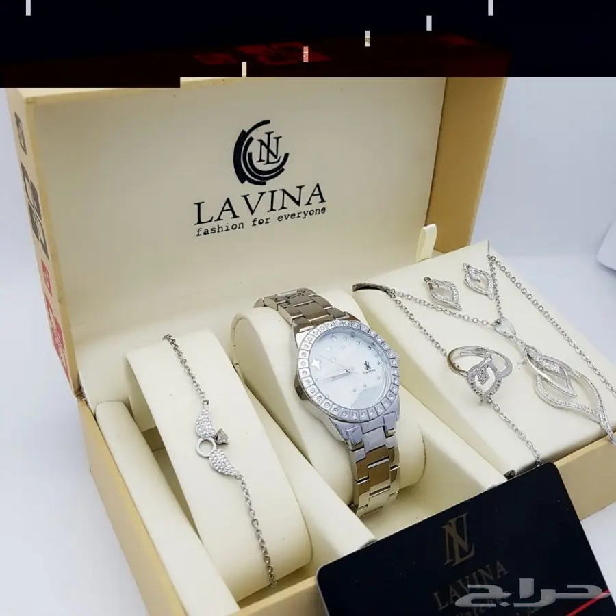  ساعات لافينا نسائي سل استيل مرة رووعة (image 1)