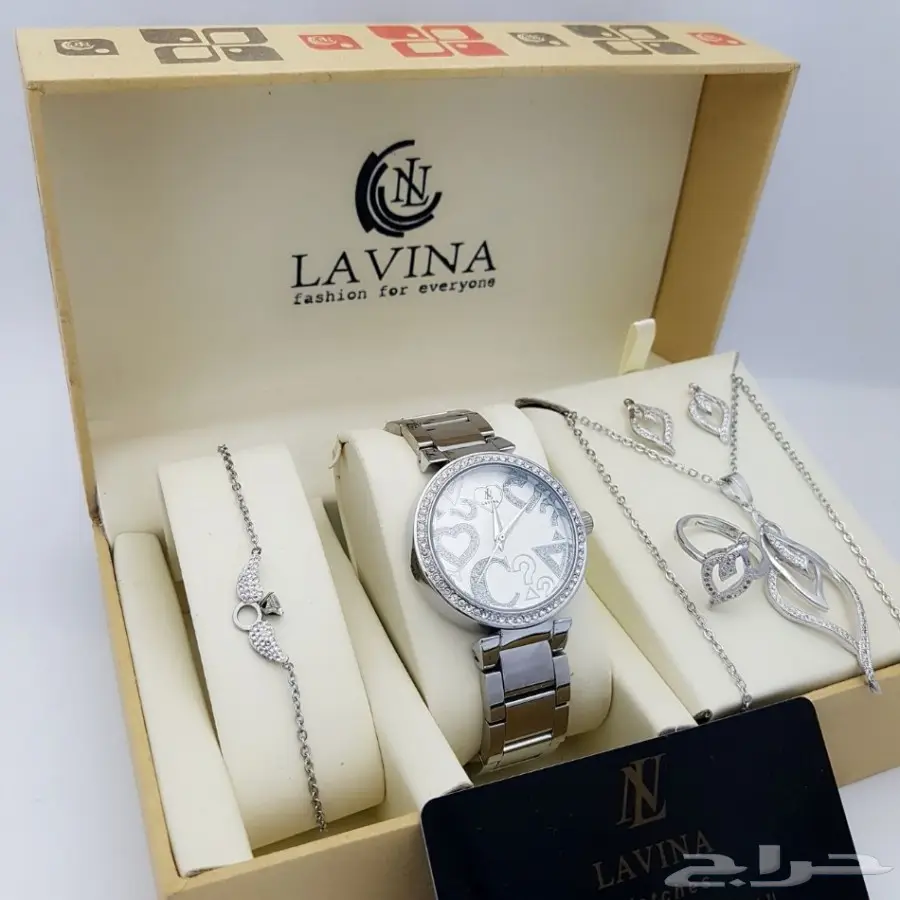  ساعات لافينا نسائي سل استيل مرة رووعة (image 2)