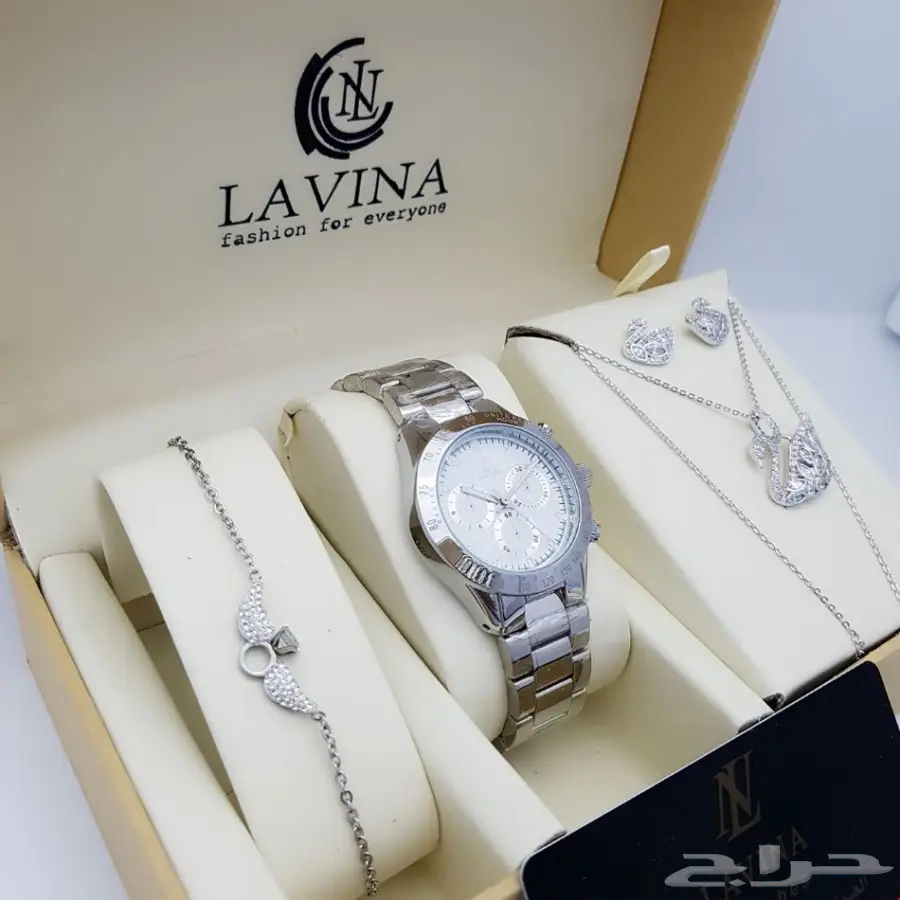  ساعات لافينا نسائي سل استيل مرة رووعة (image 4)