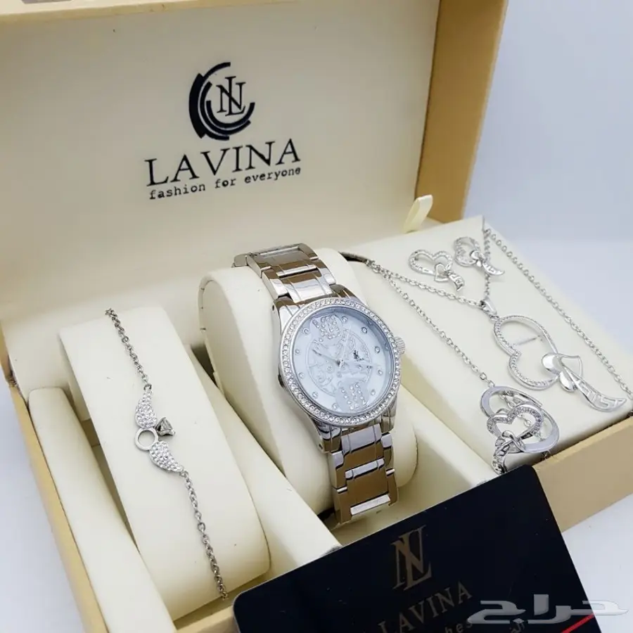  ساعات لافينا نسائي سل استيل مرة رووعة (image 9)