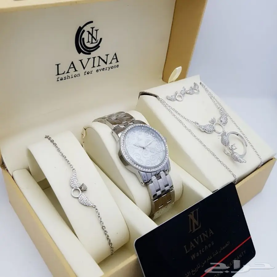  ساعات لافينا نسائي سل استيل مرة رووعة (image 13)