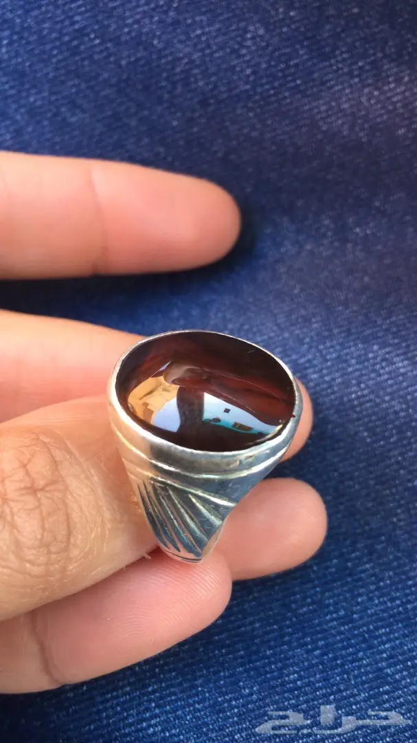 خاتم عقيق يماني كُبدي ذهب ثقيل - فرصة لا تُفوّت!