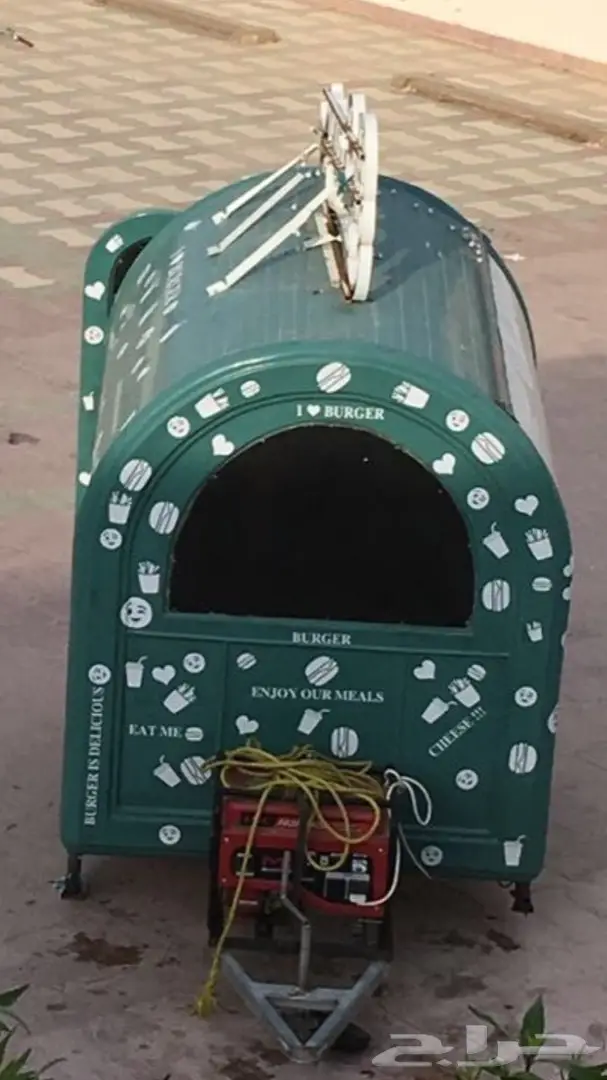 عربة برجر مجهزه بالكامل  (image 2)