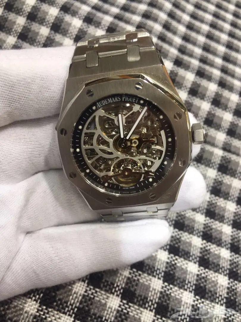 ساعات ماركة ادمر بيجت اوتوماتيك مكينة مكشوفة  (image 4)