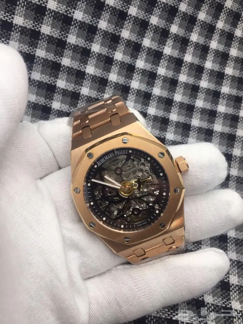 ساعات ماركة ادمر بيجت اوتوماتيك مكينة مكشوفة  (image 6)