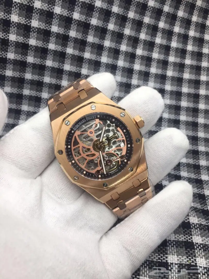 ساعات ماركة ادمر بيجت اوتوماتيك مكينة مكشوفة  (image 7)