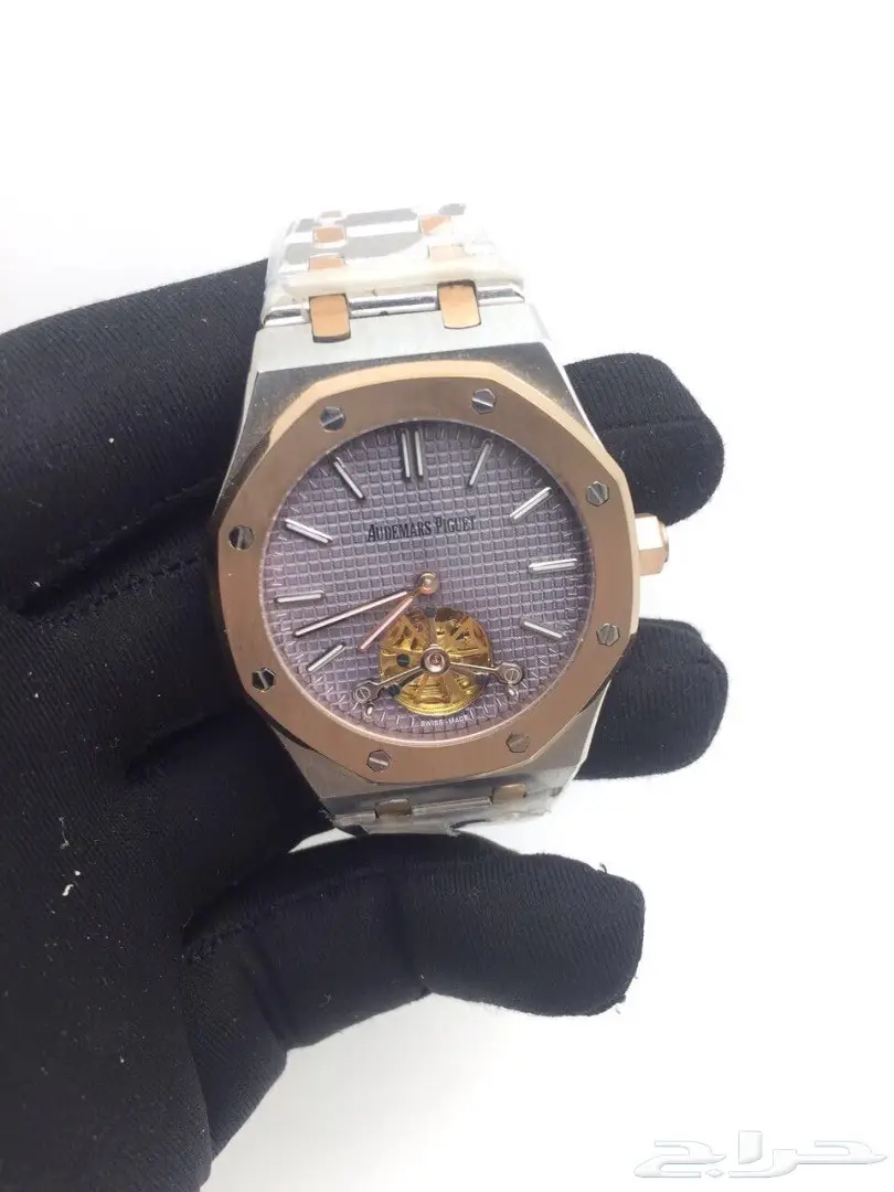 ساعات ماركة ادمر بيجت اوتوماتيك مكينة مكشوفة  (image 16)