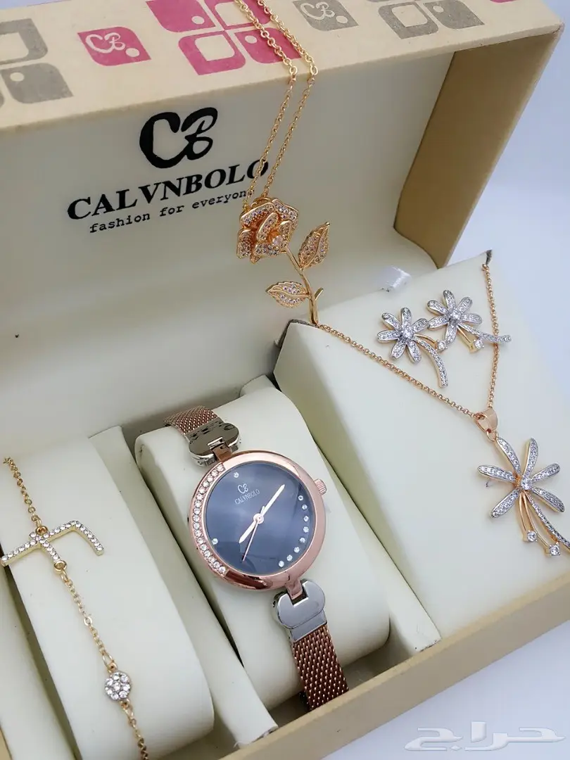 جديد ماركه كالفن بولو طقم نسائي ساعة واكسسوار (image 11)