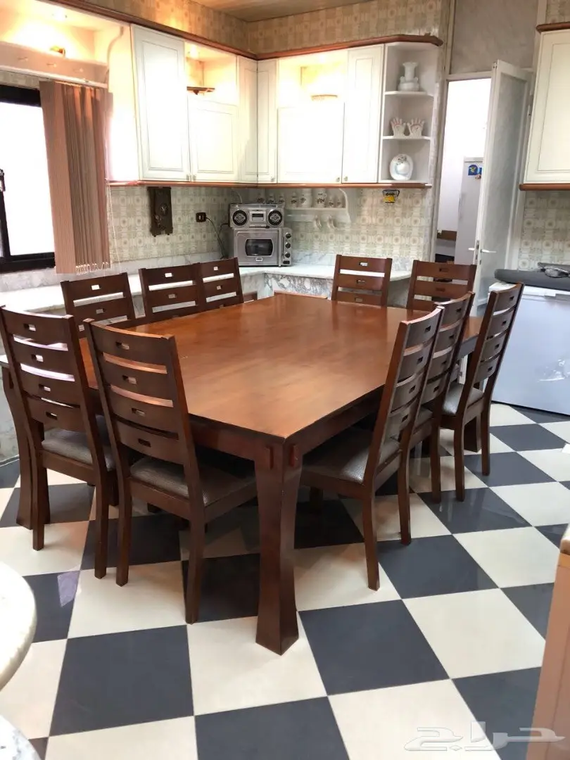 طاولة طعام (10) كراسي للبيع (image 5)