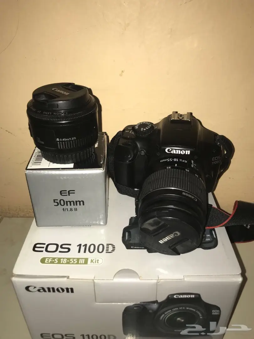 كاميرا كانون d1100 مع عدسة 50 m (image 3)