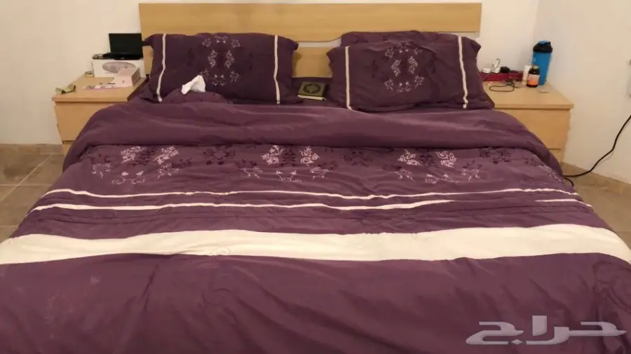 سرير نفرين2كومدينه خشبي للبيع (image 4)