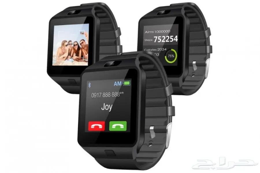 ساعة أنيقة ذكية عصريه تدعم الجوالات الذكية