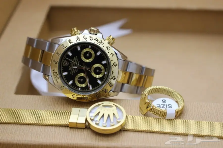 ساعه نسائي درجه نضيف ماركة رولكس موديل ديتونه (image 2)