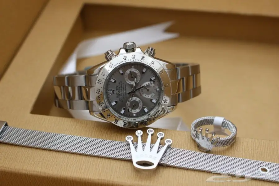 ساعه نسائي درجه نضيف ماركة رولكس موديل ديتونه (image 4)