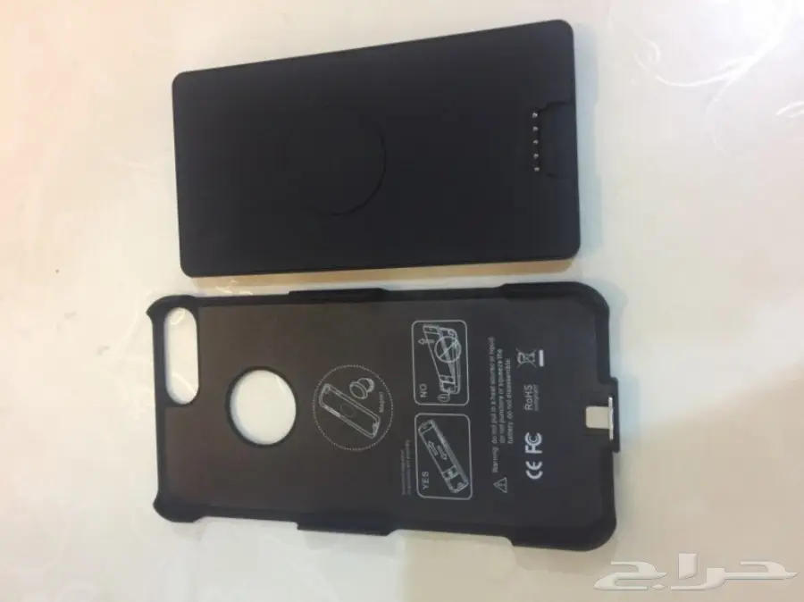 للبيع 2 مكرفون لاسلكي  2 كفر مع شاحن أيفون   (image 2)