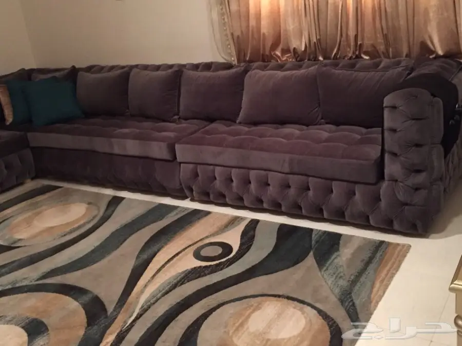 كنب رمادي للبيع (image 2)