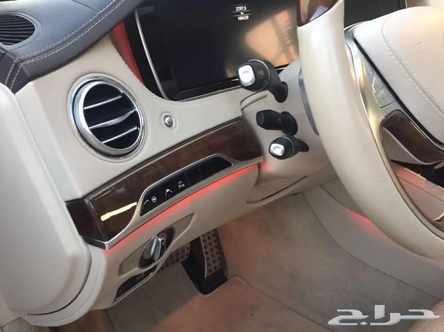 مرسيدس اليخت S500 موديل 2014 كت AMG نظيف جدا (image 8)