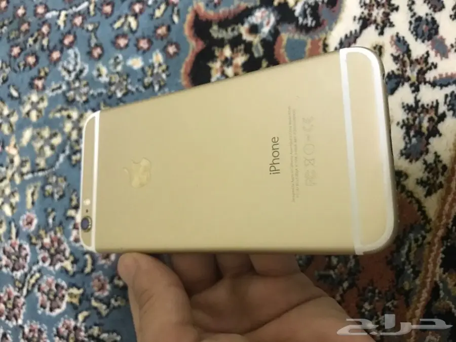 ايفون 6 ذهبي 128 قيقا نظيف من الدفع الاولى  (image 6)