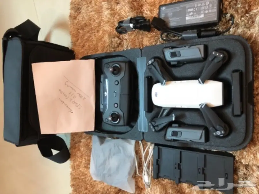 سبارك كمبو  مستعمل بسيط dji spark
