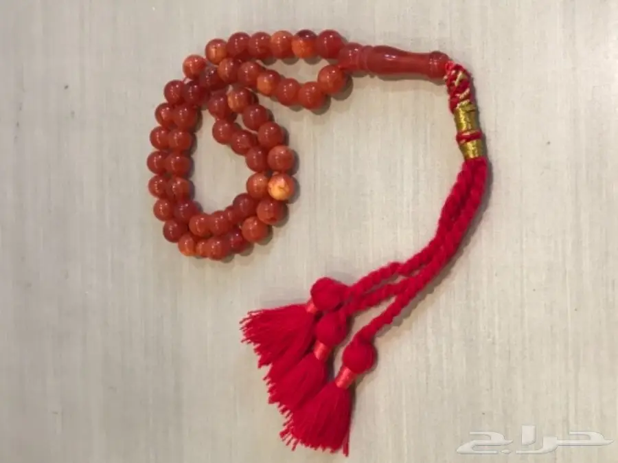 مزاد رقم 296 .. سبحة تراب كهرمان مميزه