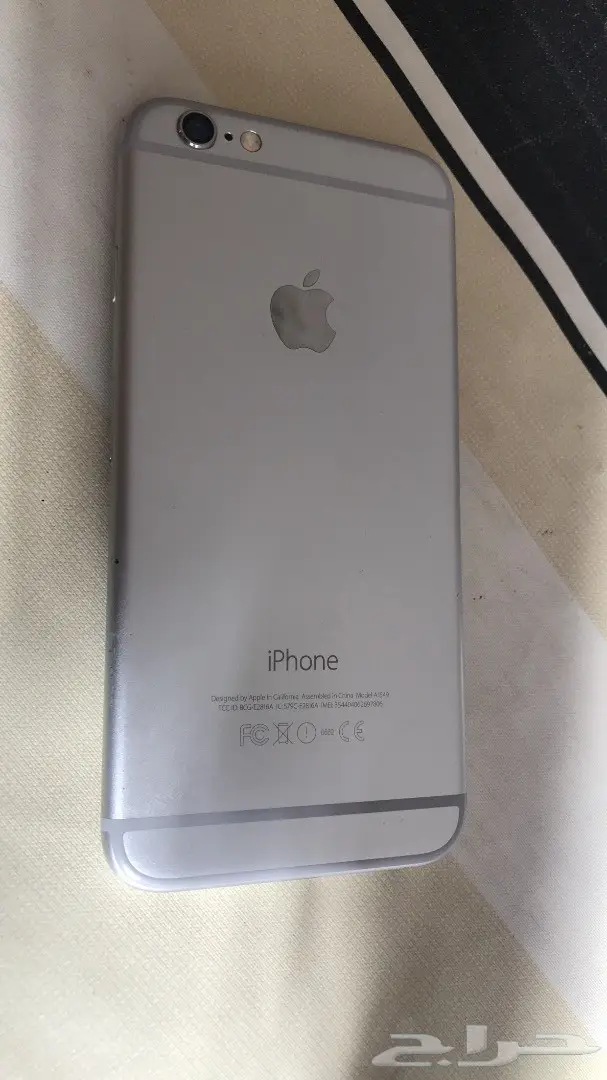 ايفون 6 ابيض نظيف 16 قيقا الخرج فقط