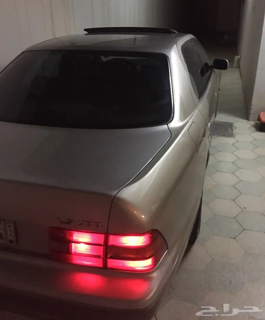 لكزس 400 ال اس سعودي موديل 95  ذهبي  (image 15)