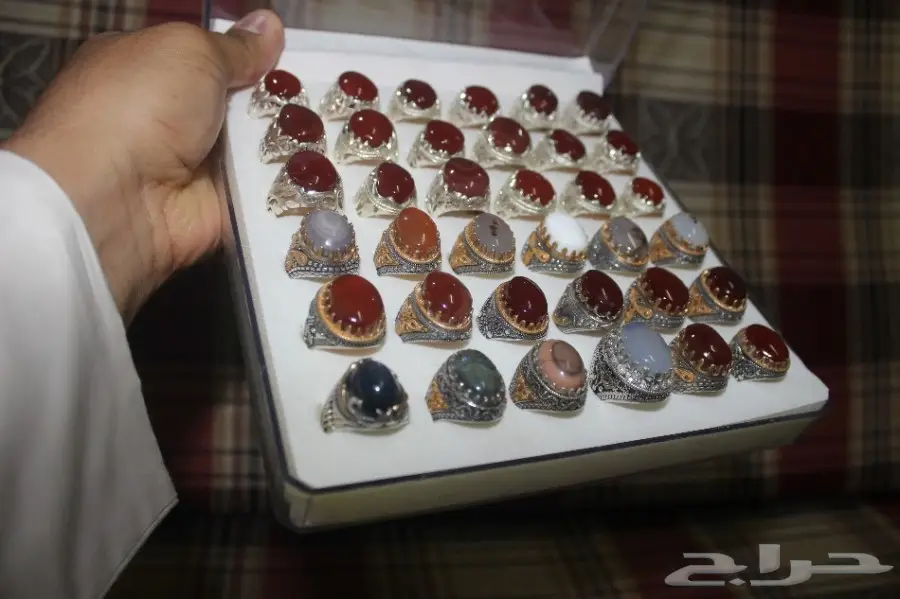 36 خاتم فضة جملة ( عرض ) (image 4)
