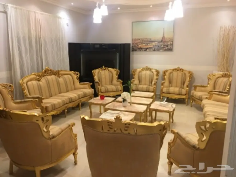 كنب كلاسيك ملكي فخم تركي اصلي 18 شخص