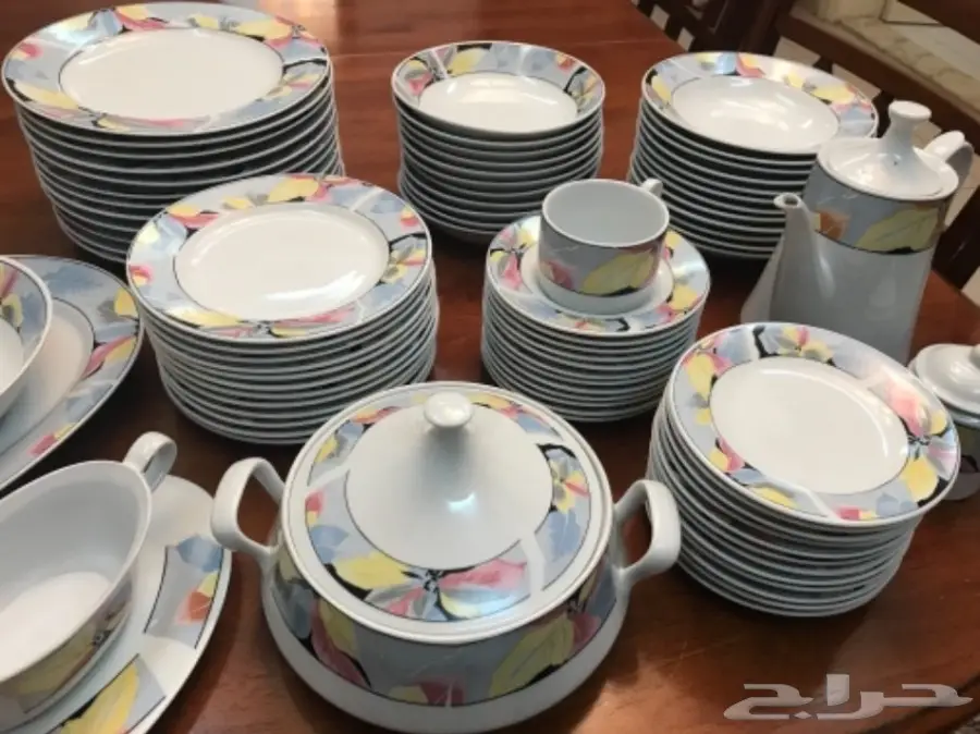 طقم سفرة برسولين صيني 94 قطعة (image 2)