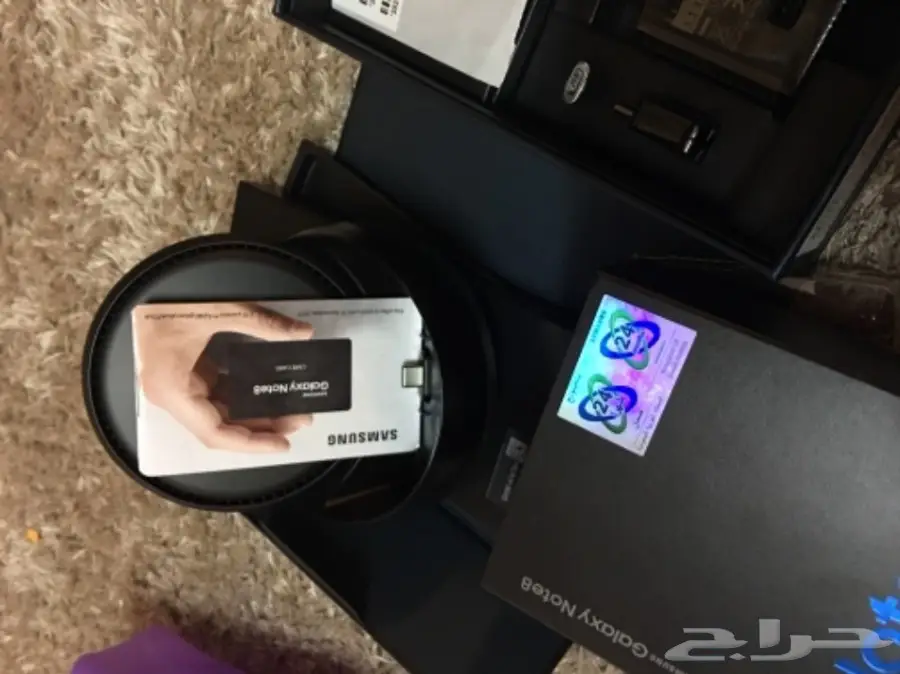 نوت 8 اسود مغلف حراري كامل معه شاحن سعره400 (image 4)