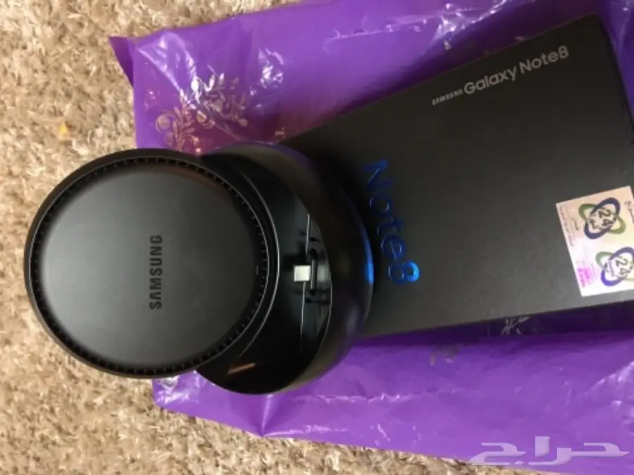 نوت 8 اسود مغلف حراري كامل معه شاحن سعره400 (image 5)