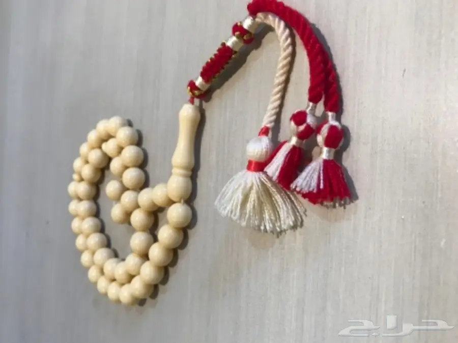 مزاد رقم 298 سبحة تراب كهرمان مميزه وراهيه (image 1)