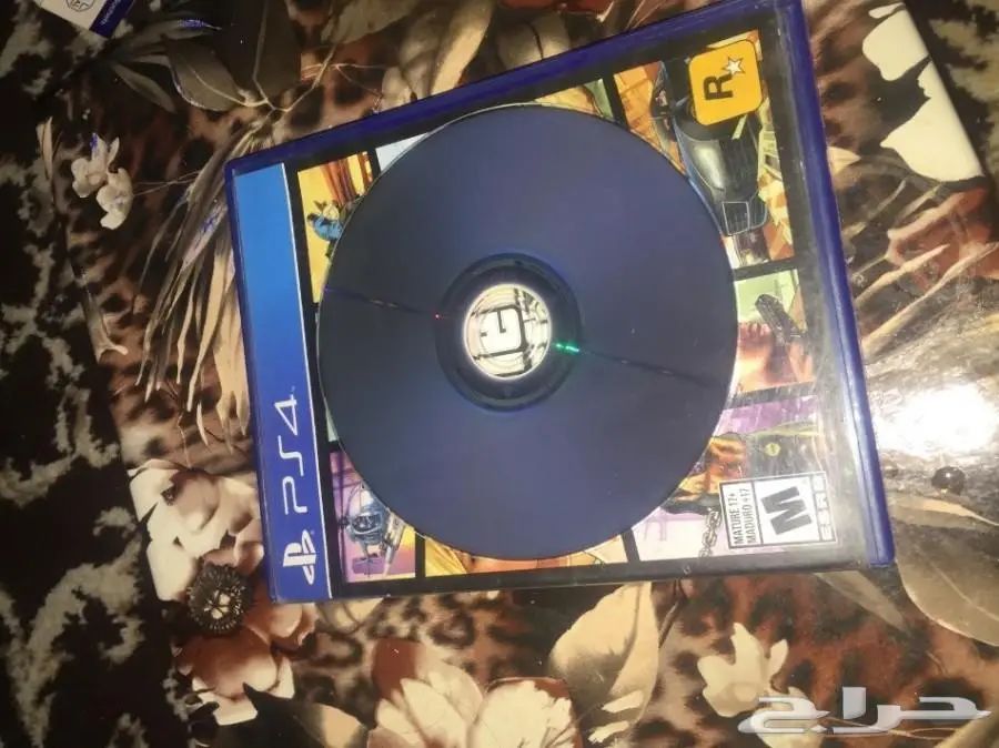 شريط قراند ps4 GTA شبه جديد