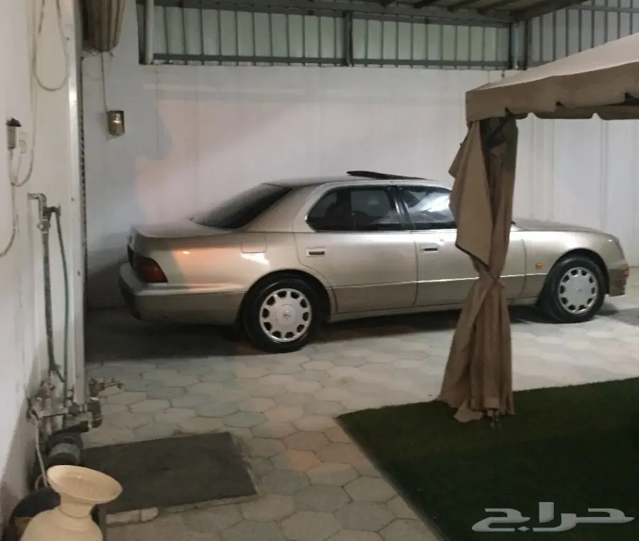 لكزس 400 ال اس سعودي موديل 95  ذهبي  (image 5)