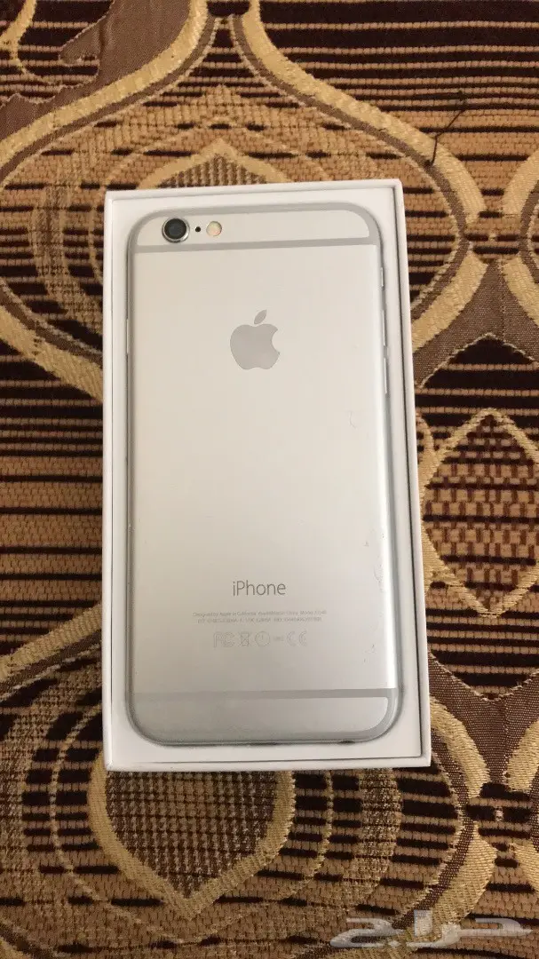 ايفون 6 أبيض 16GB - مستعمل بحالة ممتازة! (image 1)