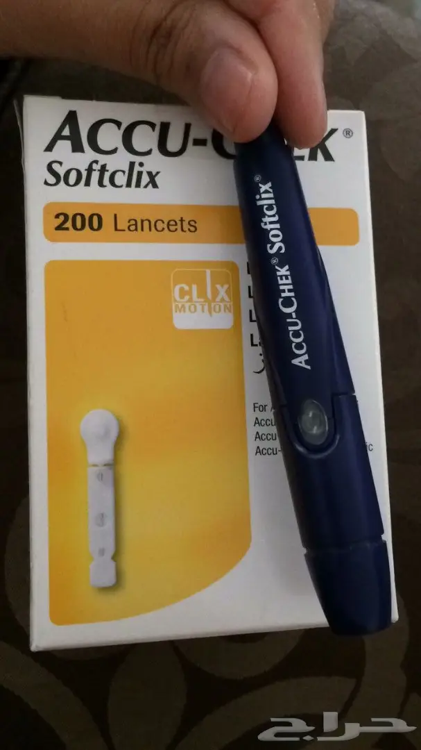جهاز قياس السكر مع علبة 200 حبة ابر وخز