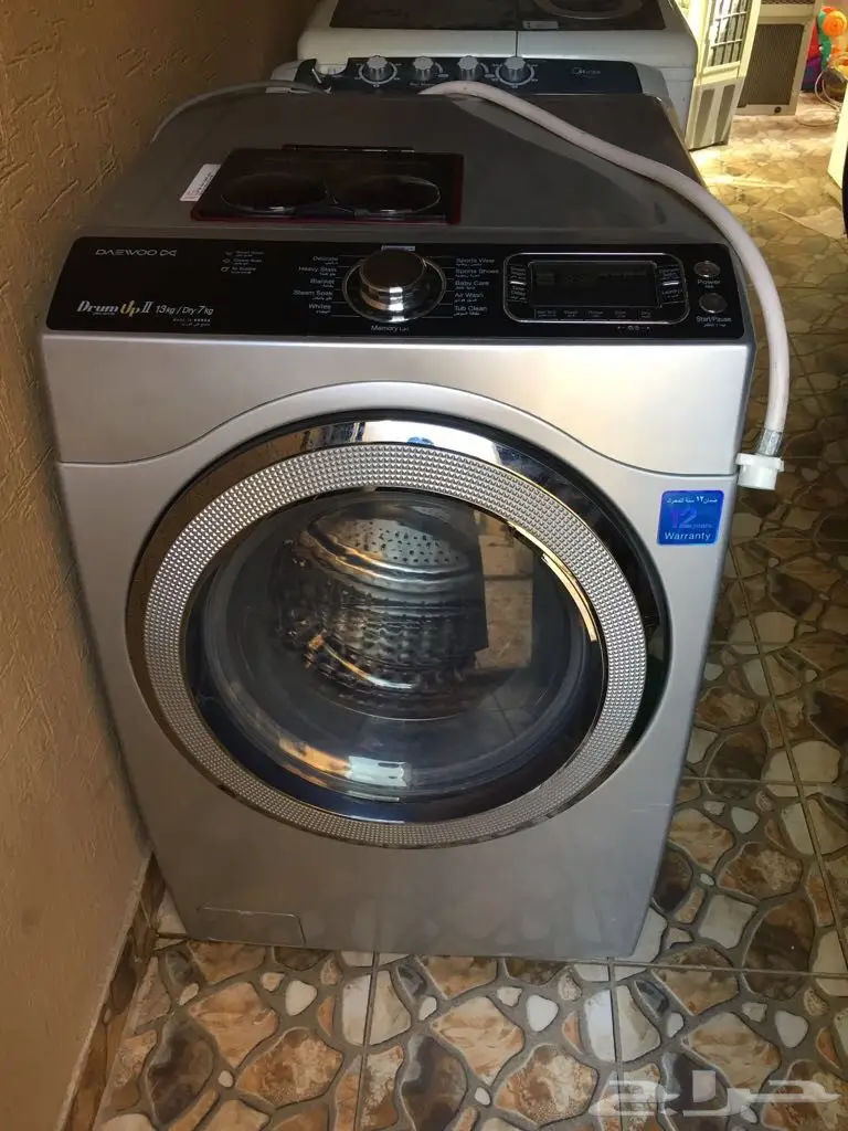 غسالة دايو 13 كيلو تنشيف حراري  (image 1)