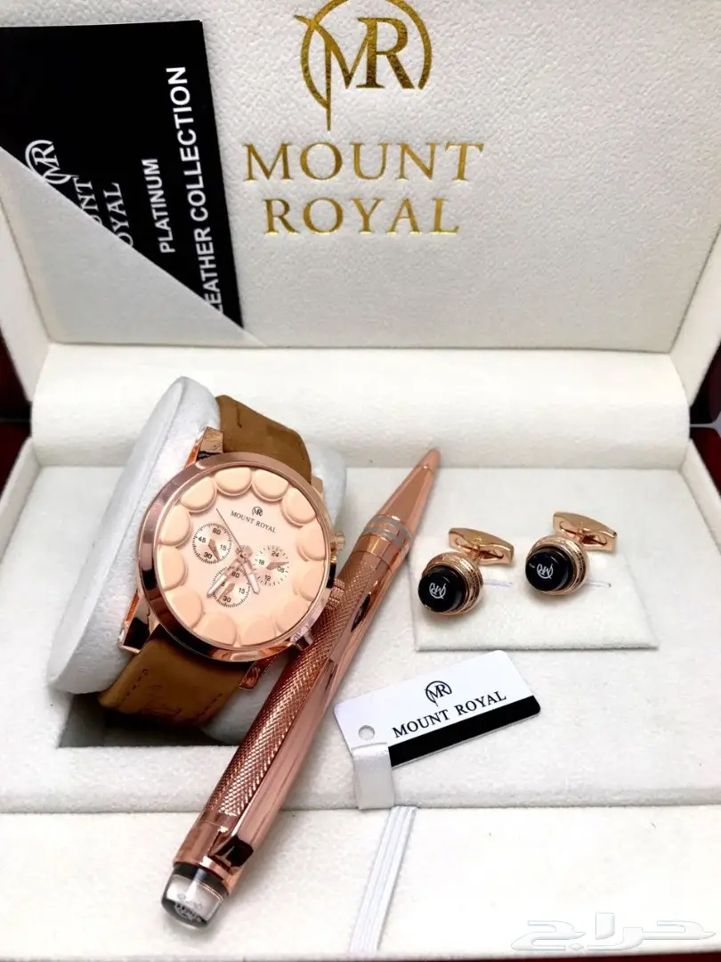  ساعات ماركه مونت رويال اطقم رجالي مكتمله (image 4)